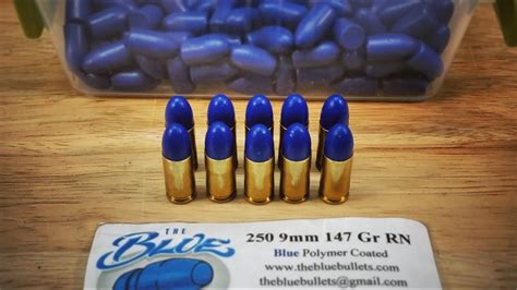 Blue tips bullets 9mm - Full Metal Jacket (FMJ): By far the most common, 9mm FMJ ammo features a lead 9mm bullet encased in copper (or another hard metal) and is used for target or range shooting. Jacketed Hollow Point (JHP): Used by military members, law enforcement, and for self-defense, 9mm JHP ammunition features a lead bullet with a hollow point inside. The …